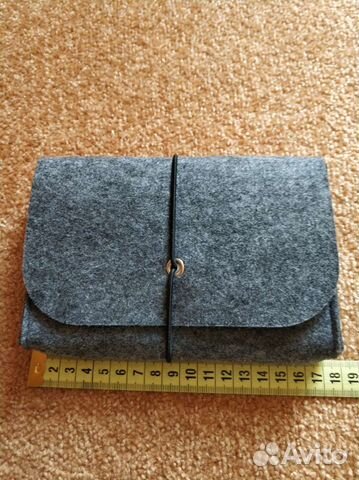 Чехол для зарядника от ноутбука войлочный 16*10