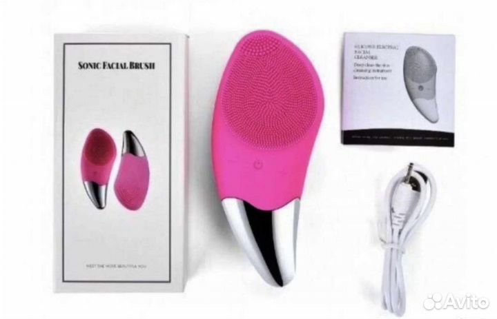 Виброщётка массажер д/лица,Очищает поры и массируе