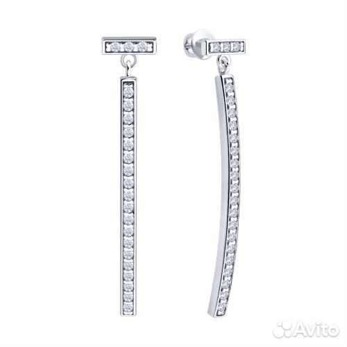 Серьги Diamant из серебра, 94-122-02261-1