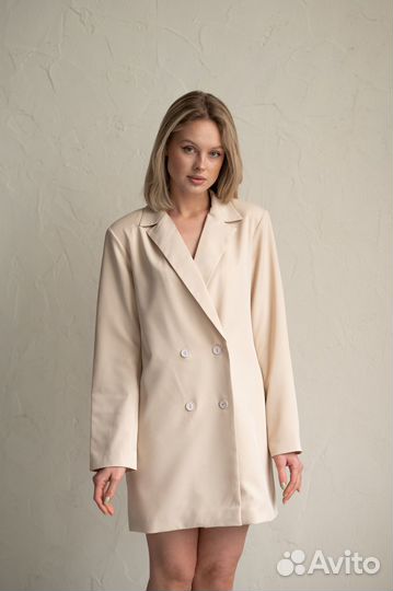 Платье пиджак оверсайз