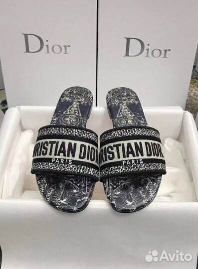 Шлепки женские Christian Dior