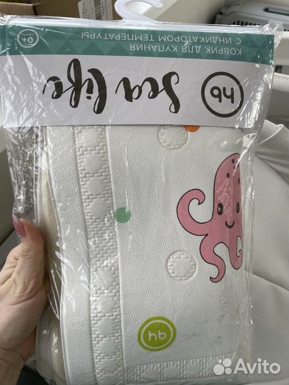 Коврик для купания с индикатором температуры