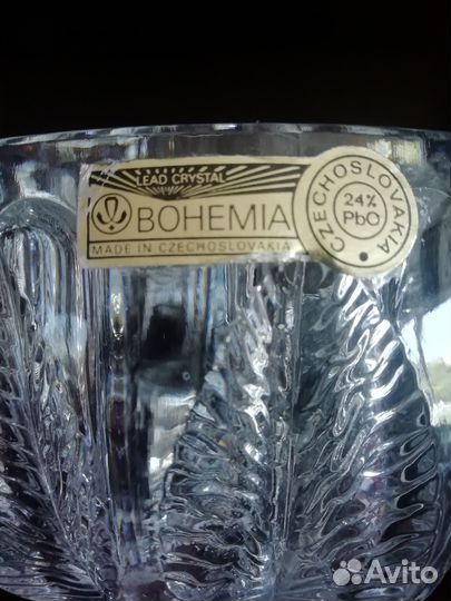 Хрустальная ваза чехия