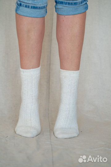 Носки шерстяные вязаные овечья шерсть