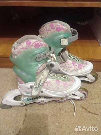 Роликовые коньки детские раздвижные
