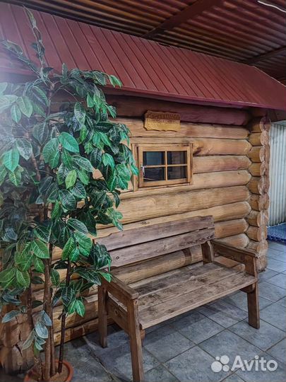 Мангал и сауна с бассейном