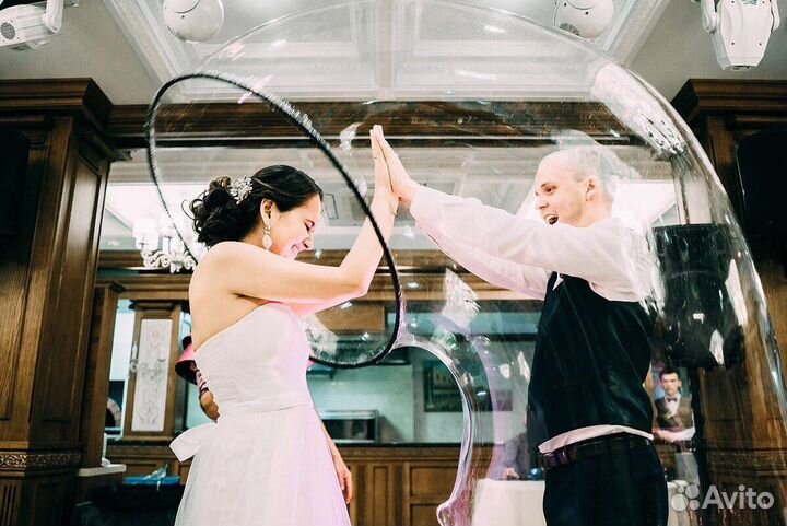 Шоу мыльных пузырей, аниматоры, шоу