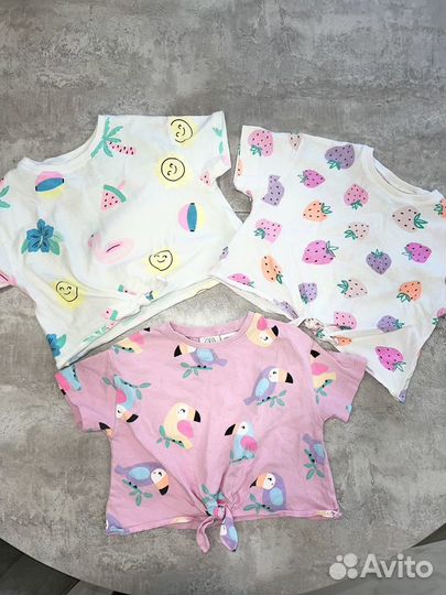 Вещи пакетом Zara на девочку 86-92