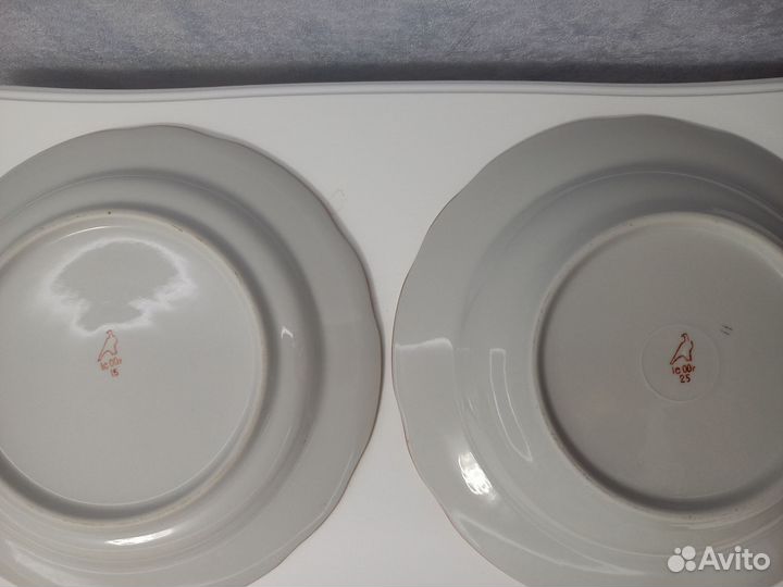 Тарелки сервиза Дулево Воспоминание,тарелки Япония