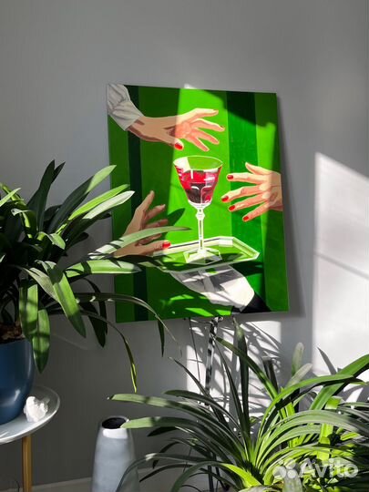 Интерьерная картина акрилом на холсте