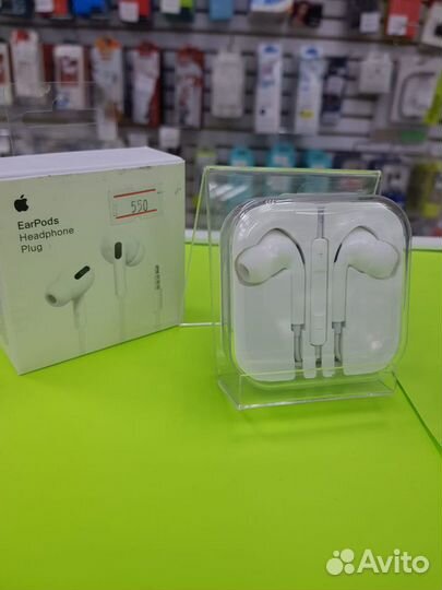 Наушники проводные for iPhone