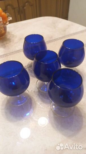 Бокалы синие