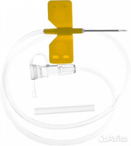 Устройство для вливания в малые вены - игла-бабочк