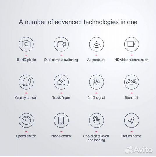 Квадрокоптер с 4к камерой