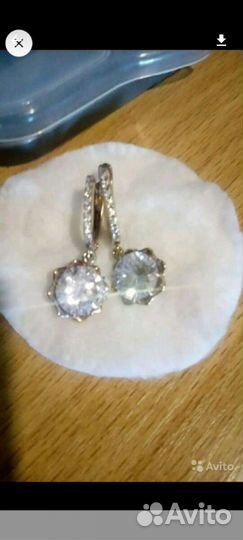 Серьги серебро 925 проба