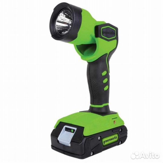 Фонарь аккумуляторный Greenworks G24SL200 24В, 200
