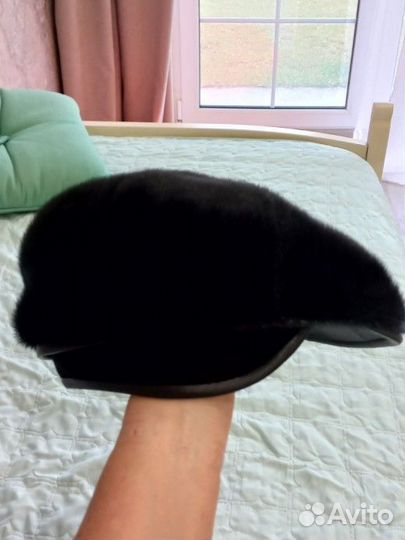 Берет норковый мужской