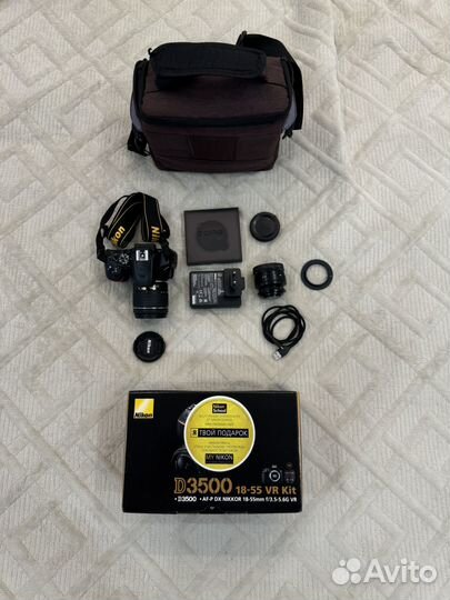 Зеркальный фотоаппарат nikon d3500