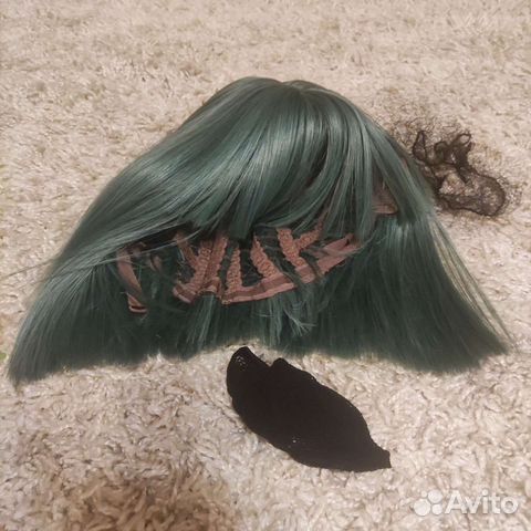 Парик зелёный