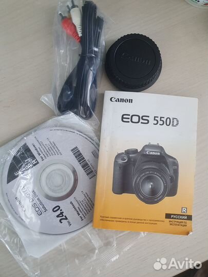 Зеркальный фотоаппарат canon 550d