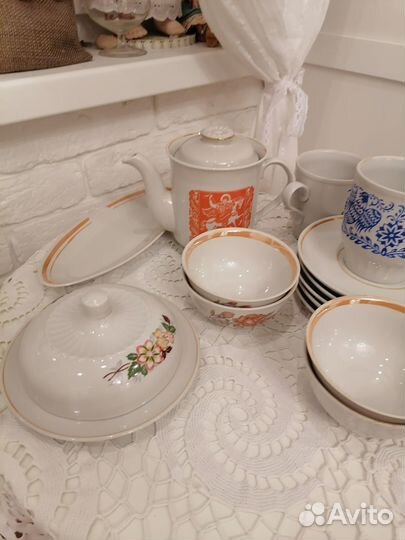 Фарфоровая посуда СССР дулево