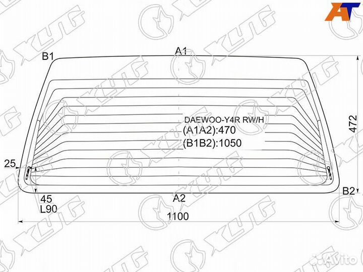 Лобовое стекло на Daewoo Tico 91-01г