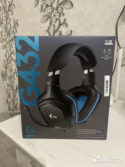 Наушники с микрофоном logitech G432