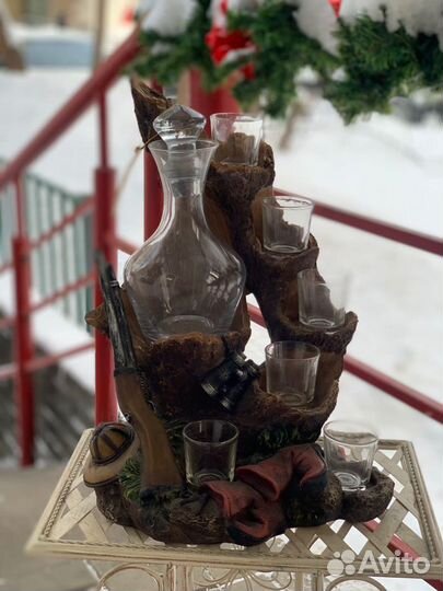 Подарочный набор охотника (графин и рюмки)