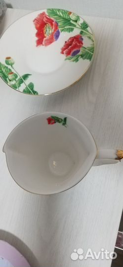 Фарфоровая чайная пара