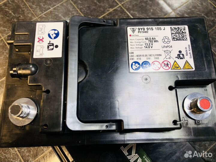 Аккумулятор Li-Ion на Porsche Cayenne с установкой