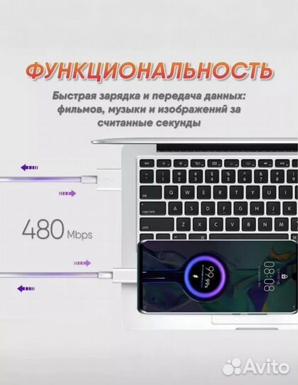 Зарядка для телефона samsung 45 w с проводом