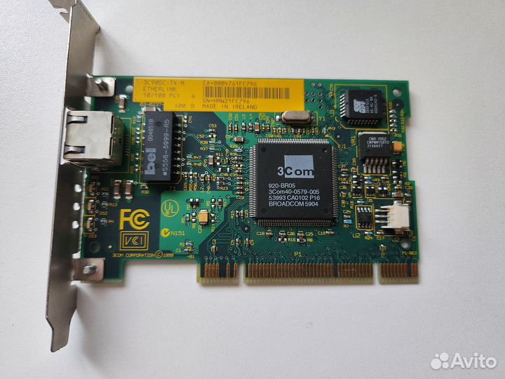 Сетевая карта 3com 3C905C-TXM