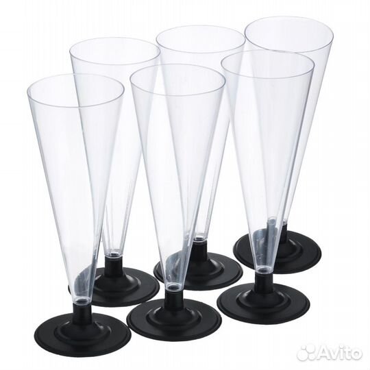 Фужеры для шампанского одноразовые