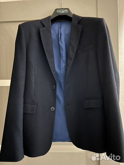 Пиджак школьный для мальчика синий