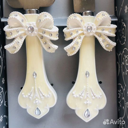 Свадебный набор для торта(лопатка и нож)