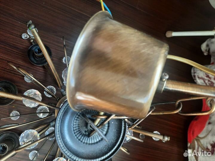 Люстра потолочная хрустальная