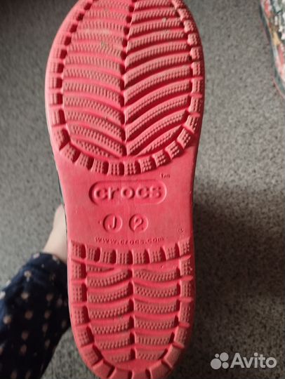 Резиновые сапоги crocs j2