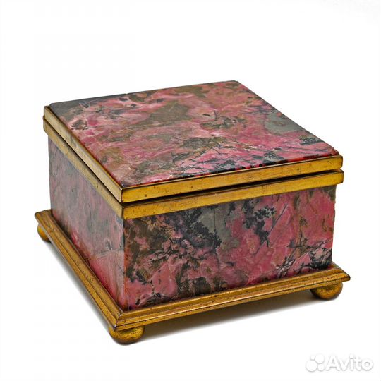 Шкатулка из родонита 19в 7х11