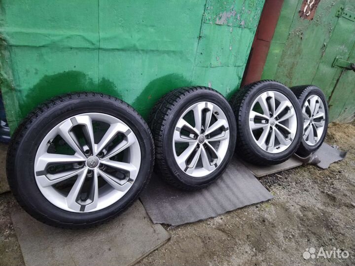Диски на hyundai santa fe r19 с зимней резиной