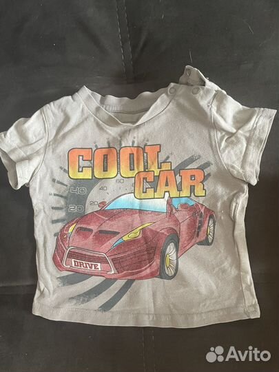 Детские футболки и водолазка, размер 68-74