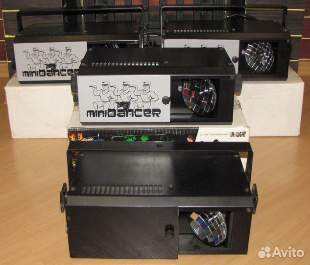 Светомузыка Minidancer Hustle IL Полицвет Gobo Mic