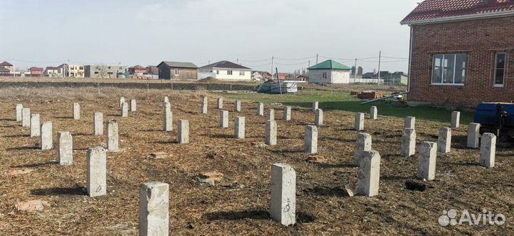 Забивка свай. Фундамент на сваях жб