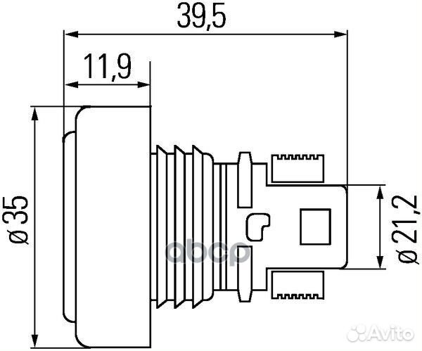 2PF 340 825-001 фонарь габаритный светодиодный