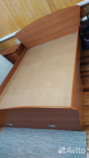 Кровать двухспальная с матрасом бу 140 200