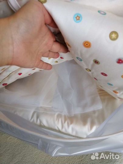 Постельный комплект в кроватку 7 предметов