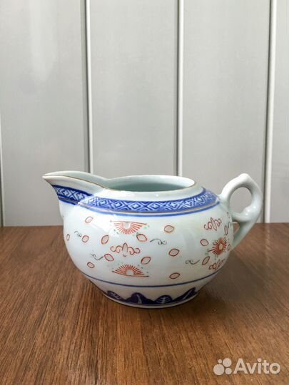 Сервиз чайный, рисовый фарфор, рисунок - дракон