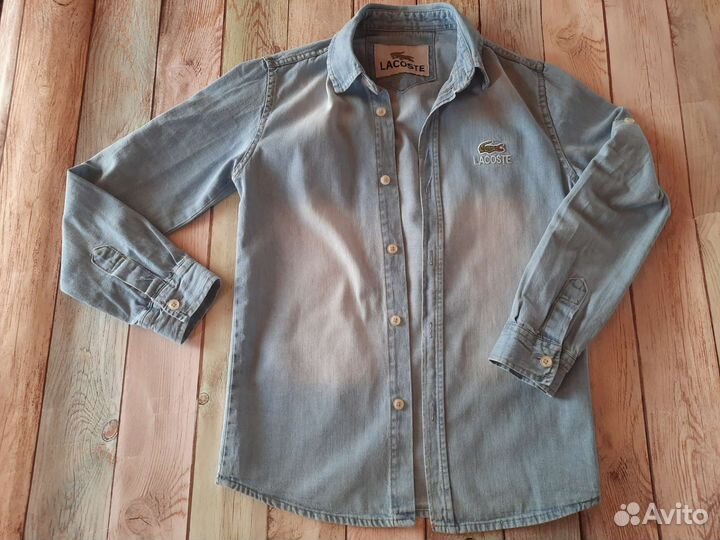 Джинсовая рубашка Lacoste