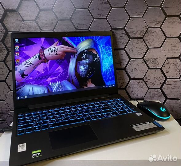 Игровой Lenovo GTX1050, i5-9300H, SSD, в идеале
