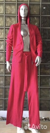 Escada Костюм спортивный красный M хлопок кашемир