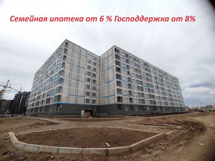2-к. квартира, 64,4 м², 8/9 эт.